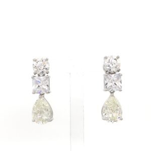 Diamond Duo Drops – Signature Earrings by Nirelle