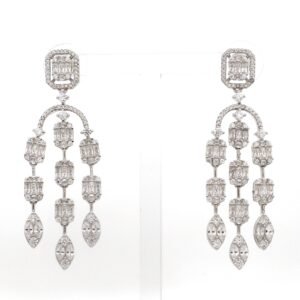 Nirelle Crystal Chandeliers – Elegant Silver Jewellery for Women