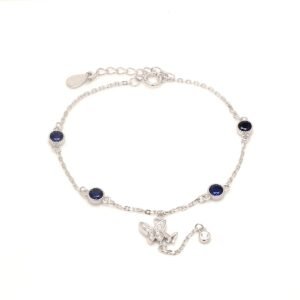 Nirelle Blue Drop Charm – Radiant Blue Crystal Drop