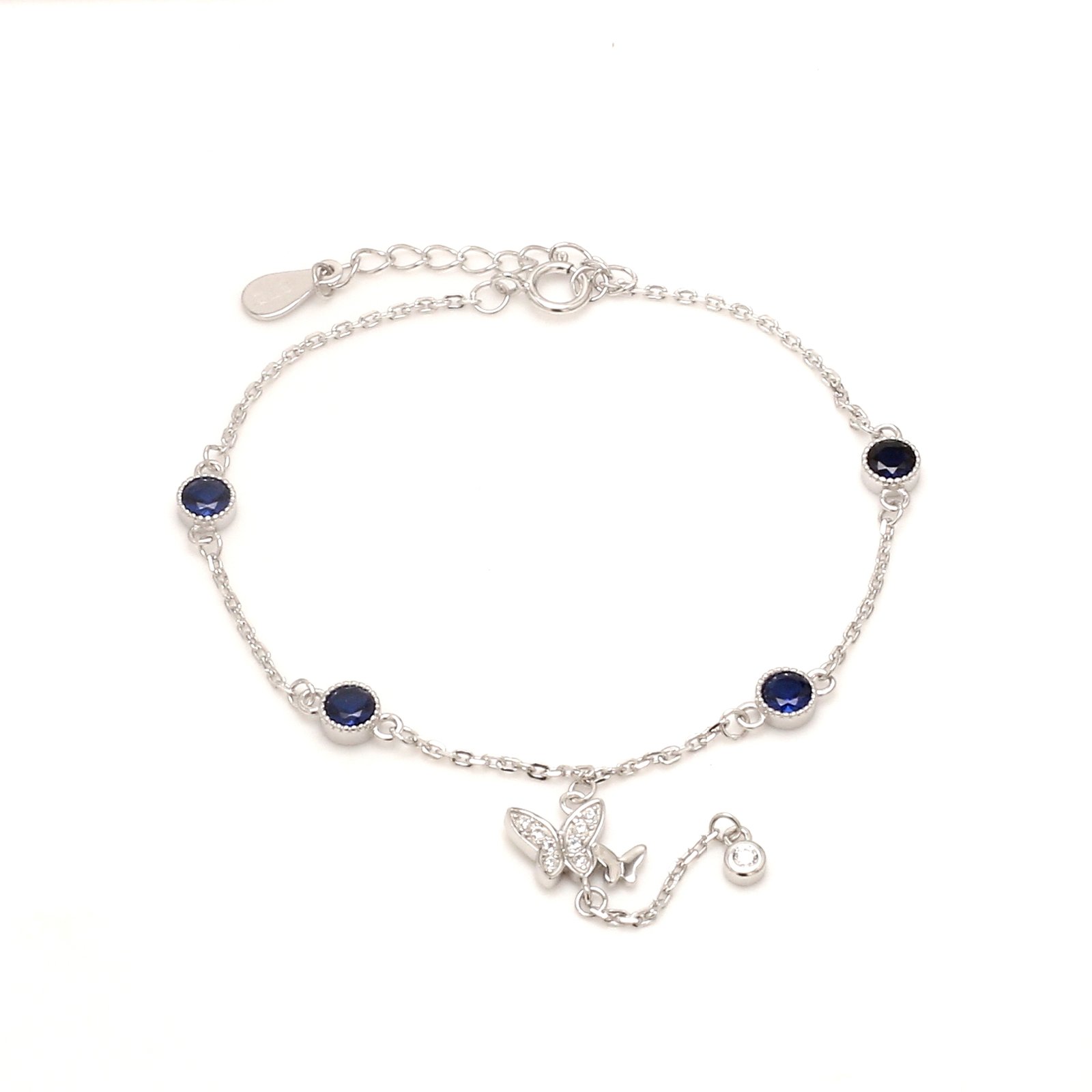 Nirelle Blue Drop Charm – Radiant Blue Crystal Drop